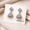 Crystal Jhumka Earrings