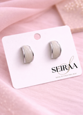 Ivory Dome Stud Earrings