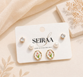 Tulip Stud Earrings Combo