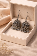 Oxidised Jhumka Earrings