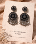 Elegant Oxidised Earrings